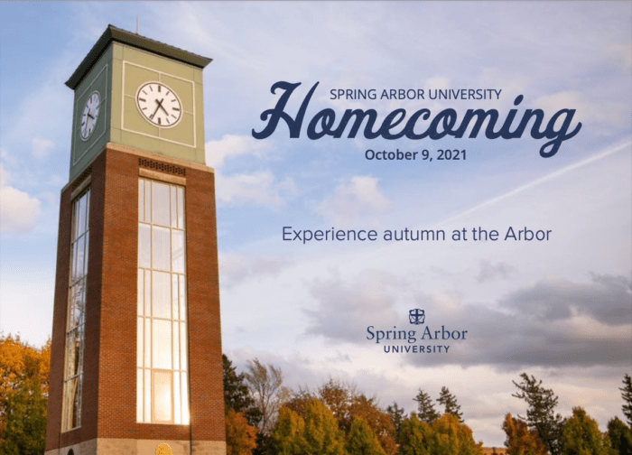 SAU to host festivities Spring Arbor University Spring