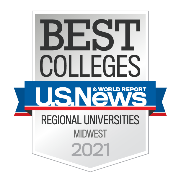 U.S. News and World Report‘s Top-Tier Midwest Regional University Badge