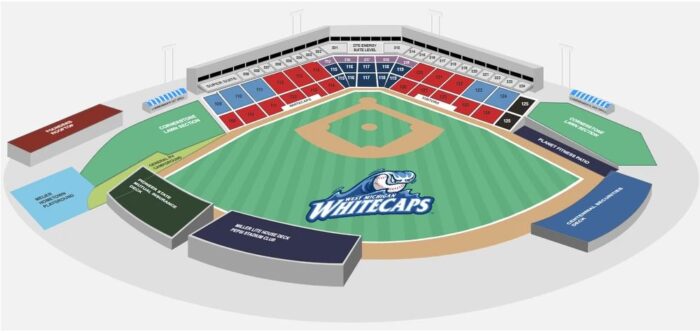 West michigan whitecaps sales seating chart