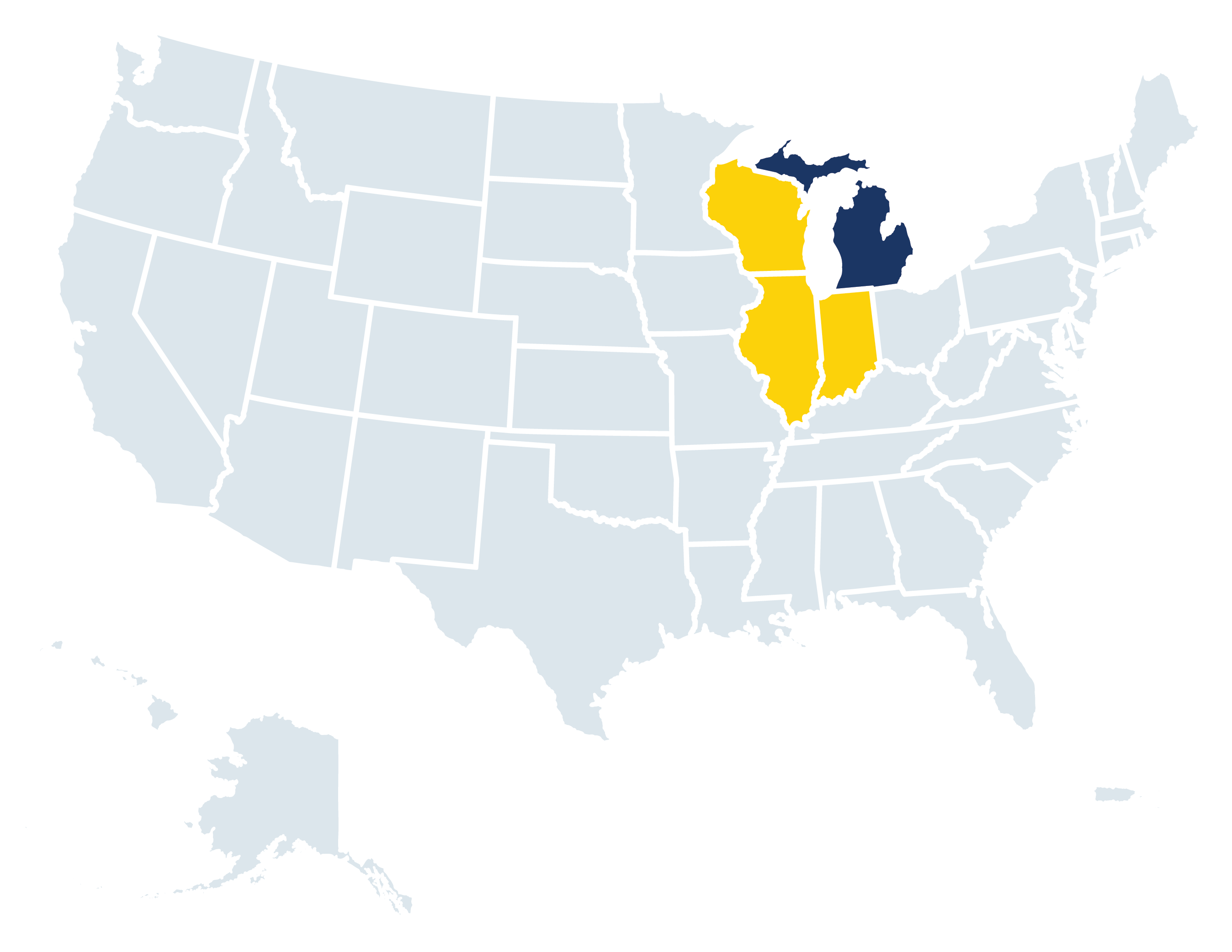 Map of United States